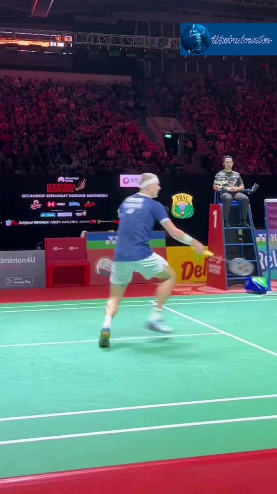 印尼羽毛球队险胜中国羽毛球队，安赛龙惊艳世界