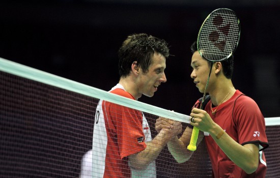 英格兰羽毛球队完胜印度羽毛球队，陶菲克爆发神勇