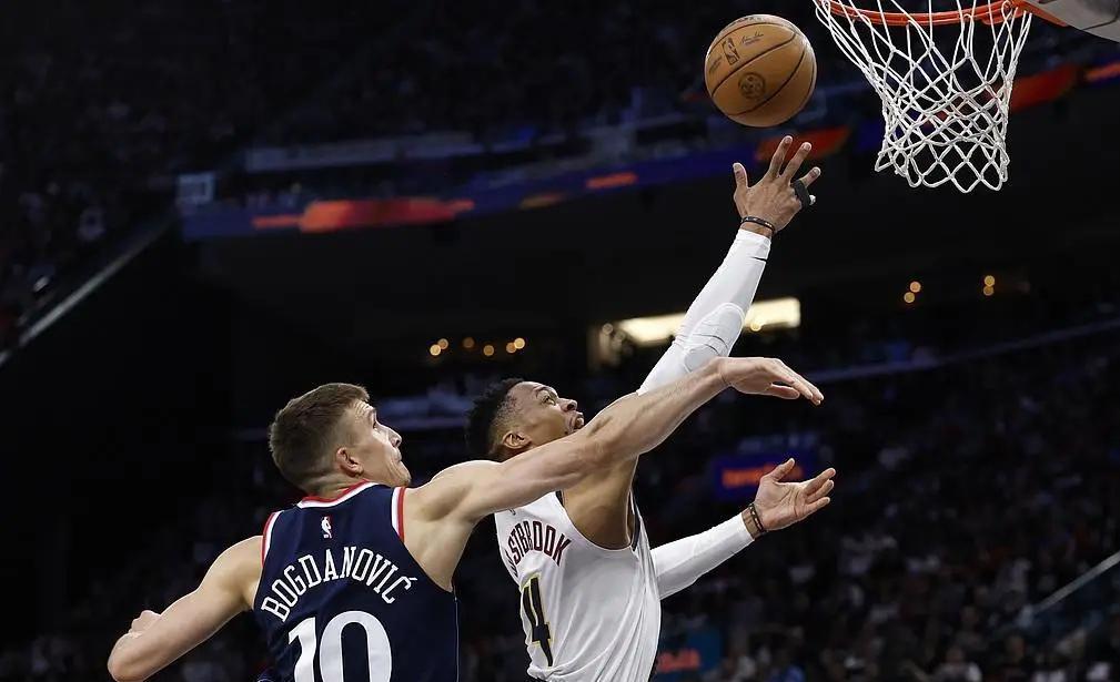 雄鹿力克勇士，威斯布鲁克高光表现