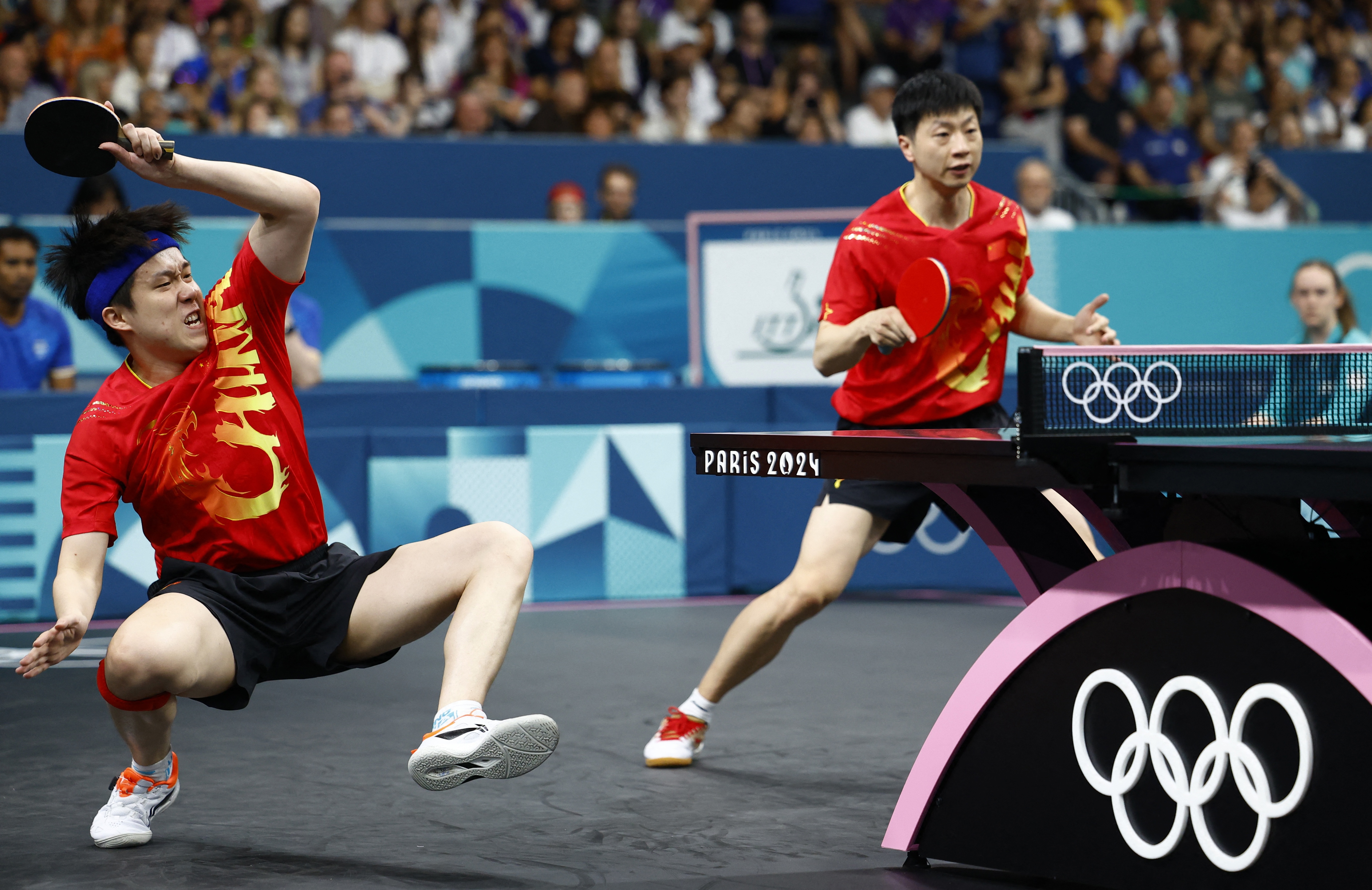 法国队险胜日本队,马龙点燃赛场 法国队险胜日本队,马龙点燃赛场